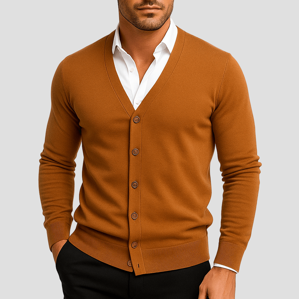 Ryan | Slim V-Neck Cardigan