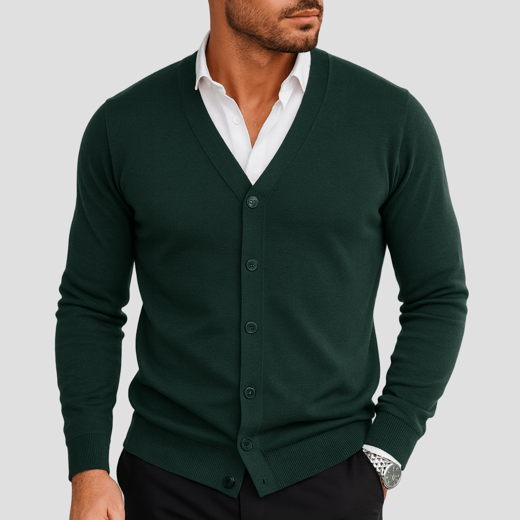 Ryan | Slim V-Neck Cardigan