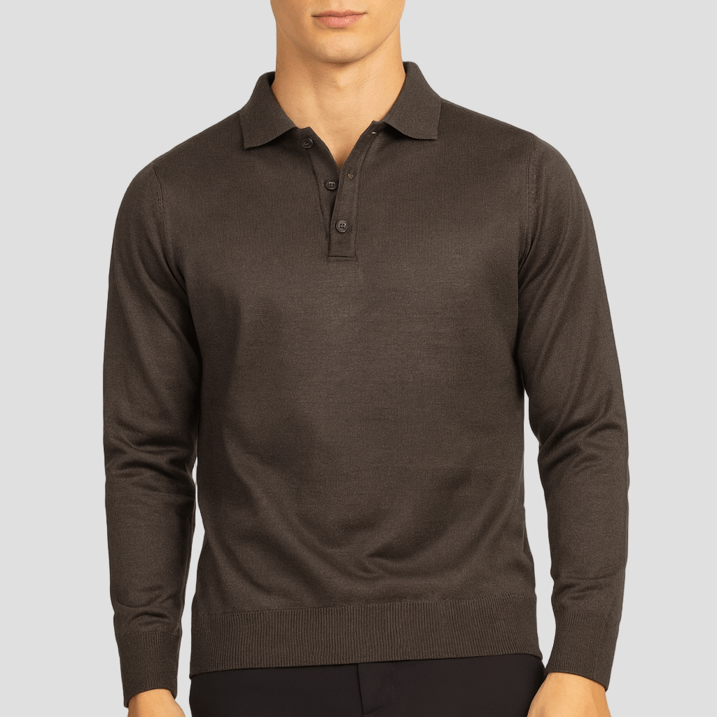Julian | Wool Polo Sweater
