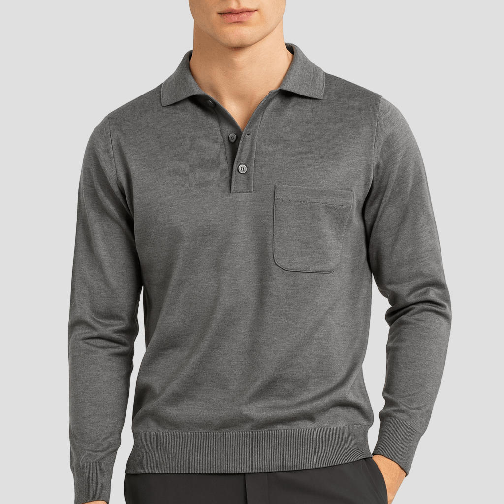Julian | Wool Polo Sweater