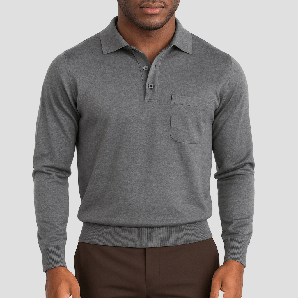 Julian | Wool Polo Sweater