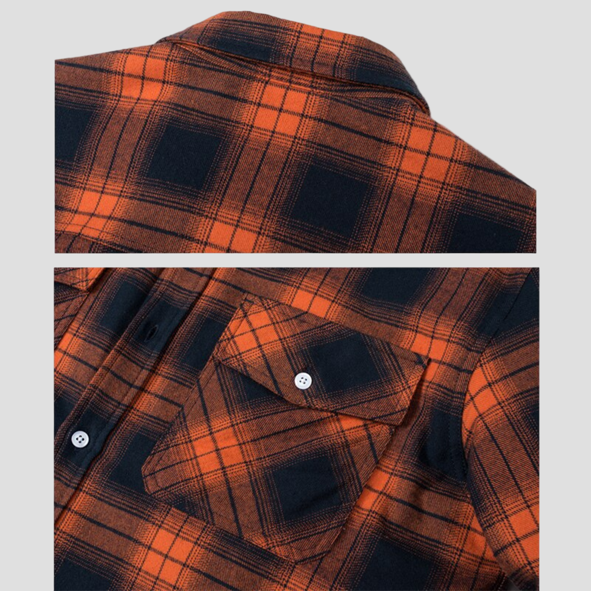 Caleb | Checkered Fleece Winter Jacket