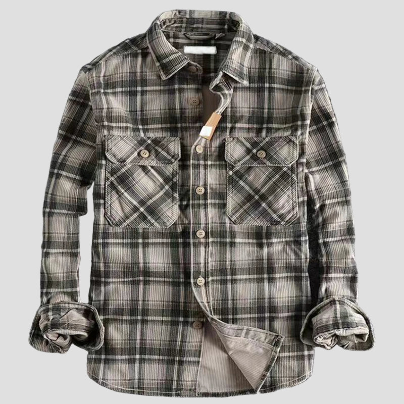 Grayson | Men’s Casual Plaid Flannel Shirt