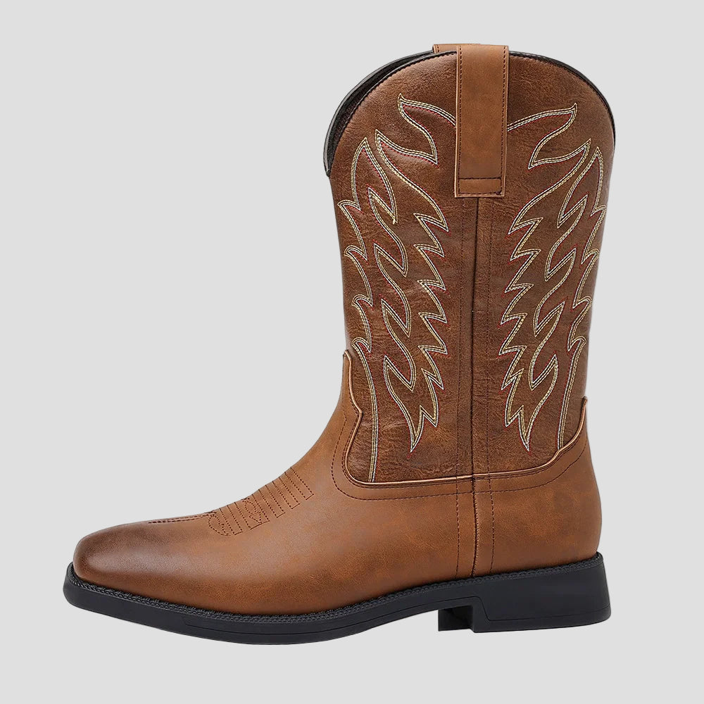 Grayson | Western Style Leather Cowboy Boots for Men