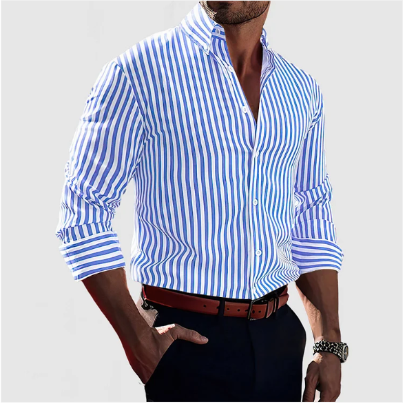 Classic Striped Cotton Shirt