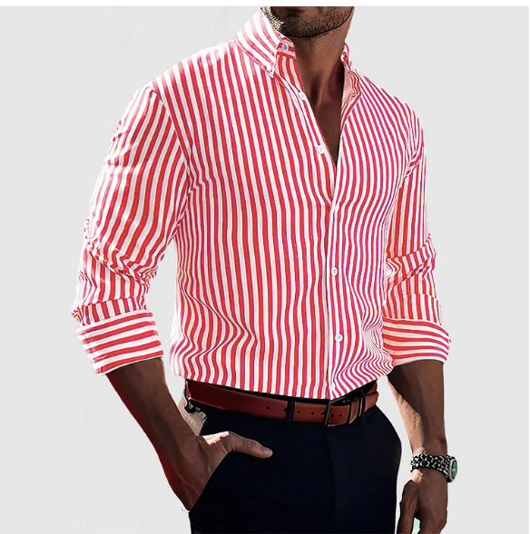 Classic Striped Cotton Shirt