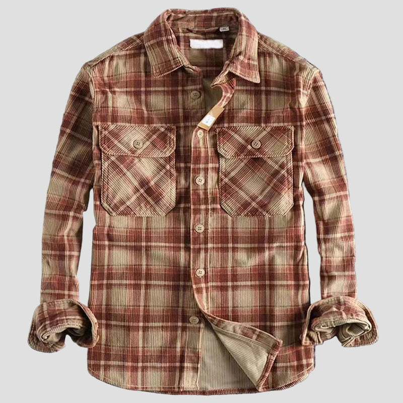 Grayson | Men’s Casual Plaid Flannel Shirt