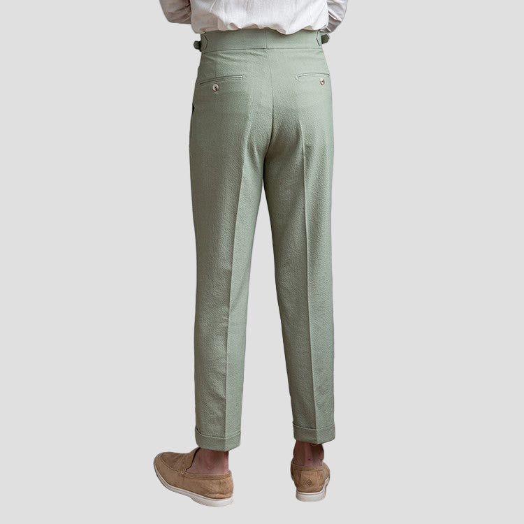 Evan | Men’s Tailored Pleated Trousers