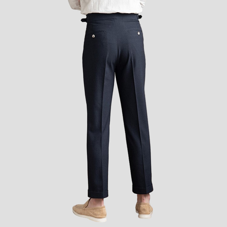 Evan | Men’s Tailored Pleated Trousers