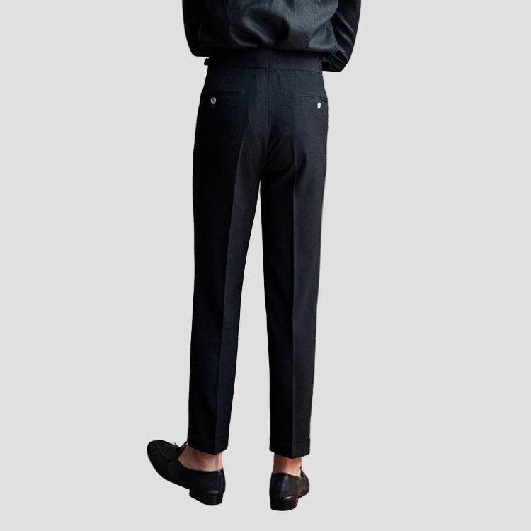 Evan | Men’s Tailored Pleated Trousers