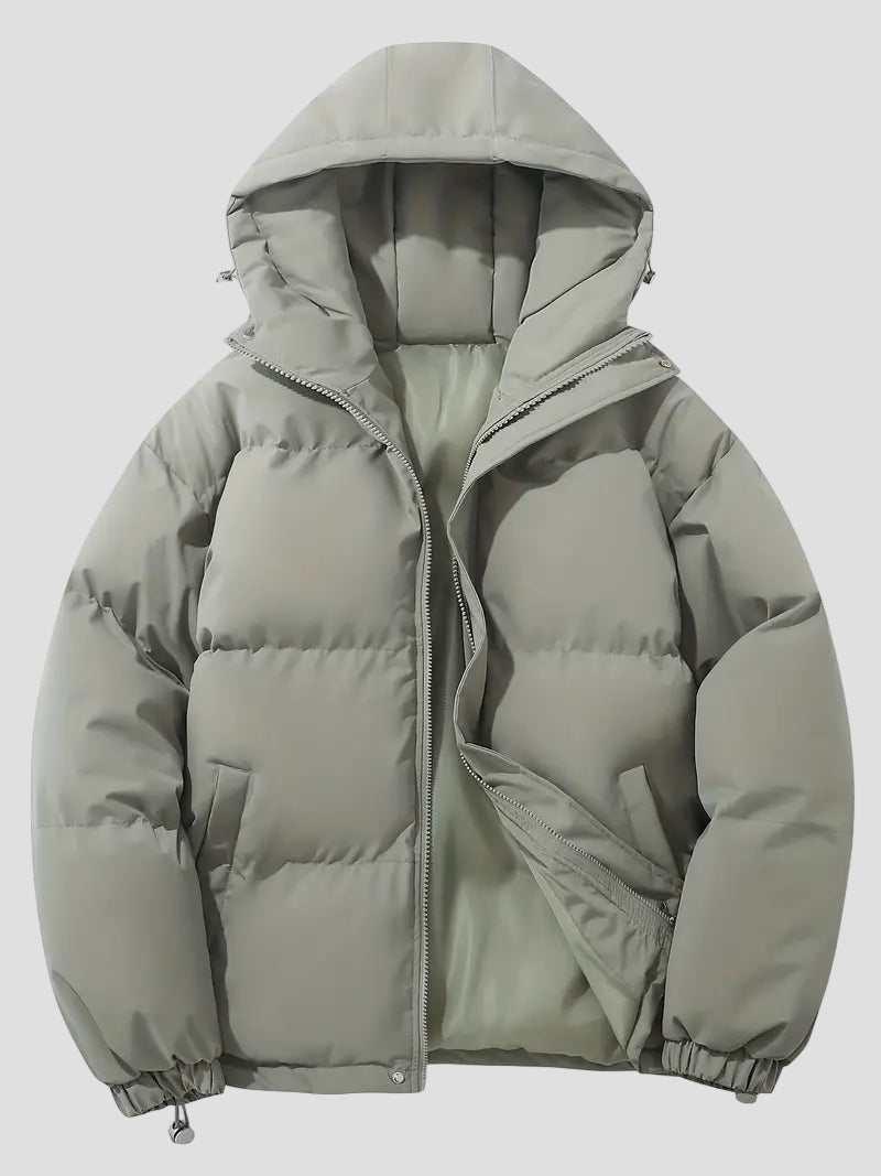 Hudson | Quilted Hooded Puffer Winter Jacket