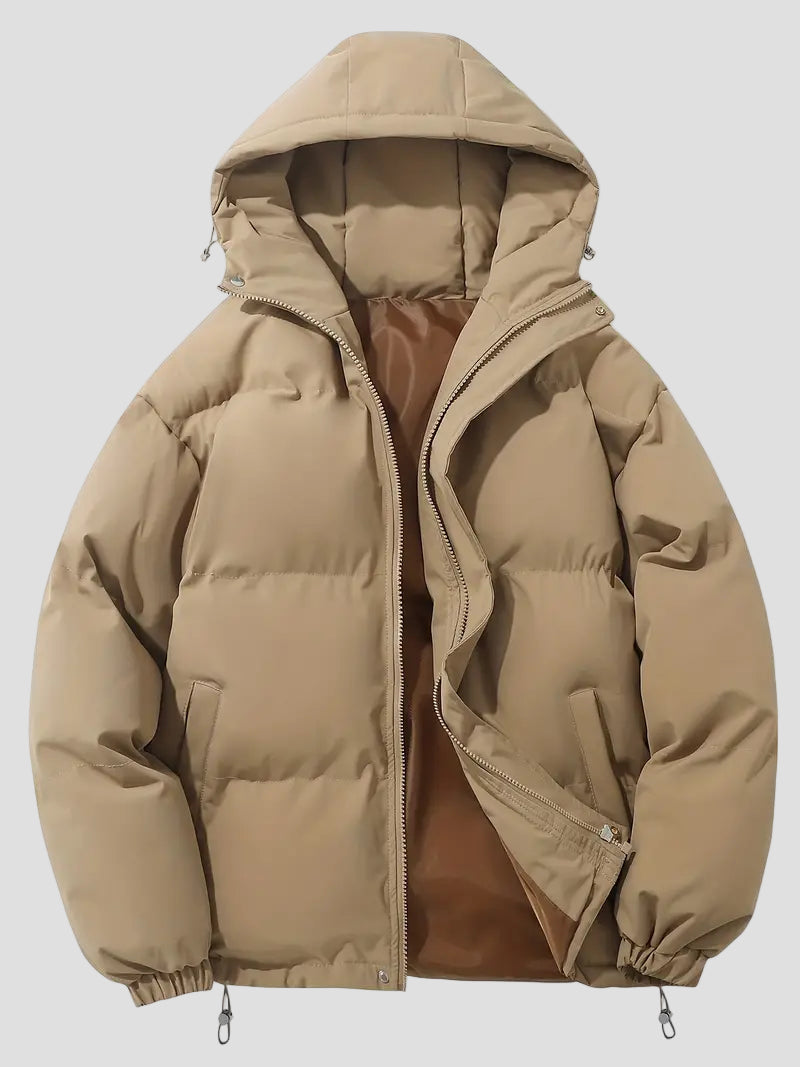 Hudson | Quilted Hooded Puffer Winter Jacket