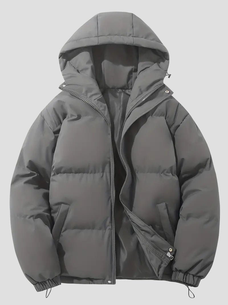 Hudson | Quilted Hooded Puffer Winter Jacket