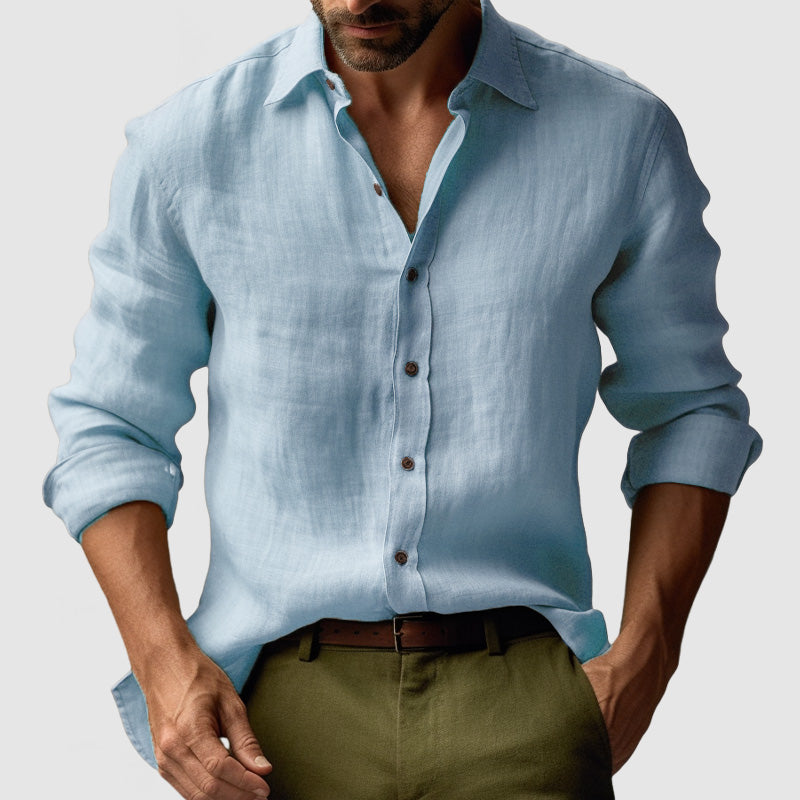 Vintage Linen Long Sleeve Shirt
