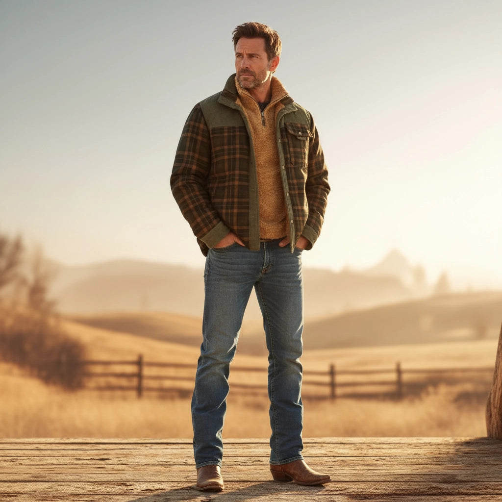 John | Flannel jacket with fleece lining