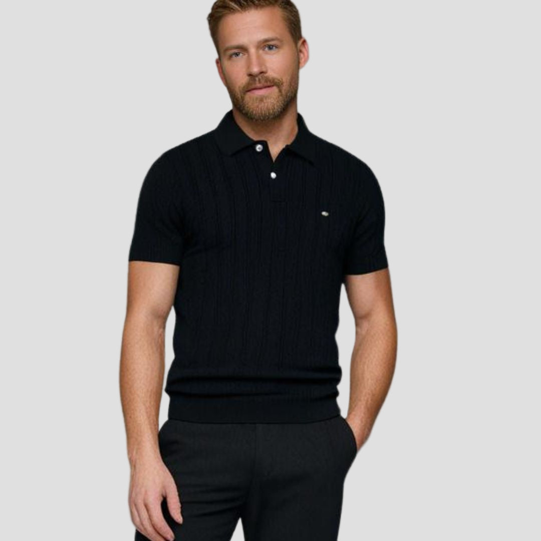 Elegant Short Sleeve Polo Shirt