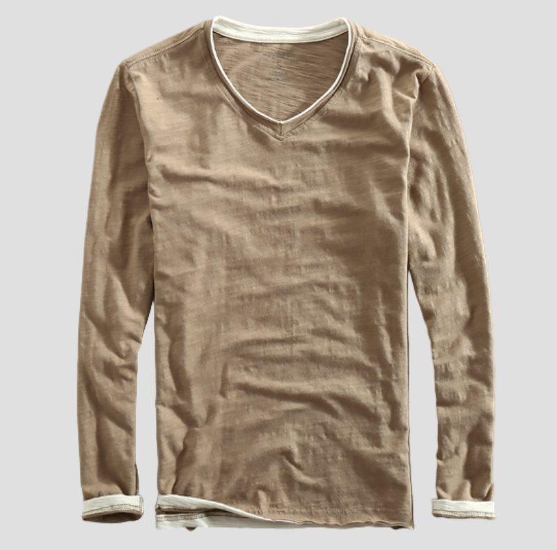 Long Sleeve Cotton T-Shirt