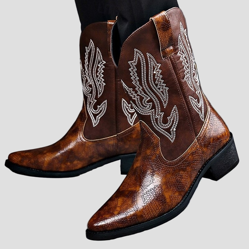 Maverick | Leather Cowboy Boots