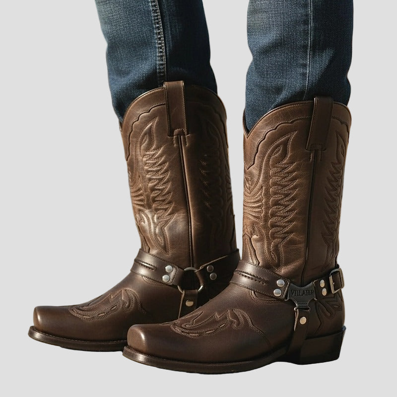 Carter | Leather Cowboy Boots