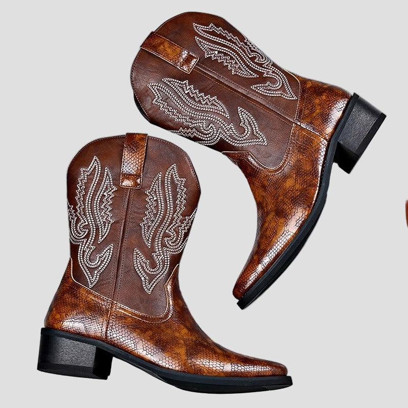 Maverick | Leather Cowboy Boots