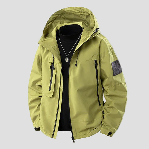 Logan | Waterproof Hooded Structured Winter Jacket