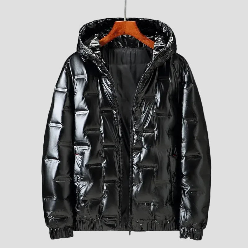 Grayson | Quilted Hooded Water-Resistant Down Winter Jacket