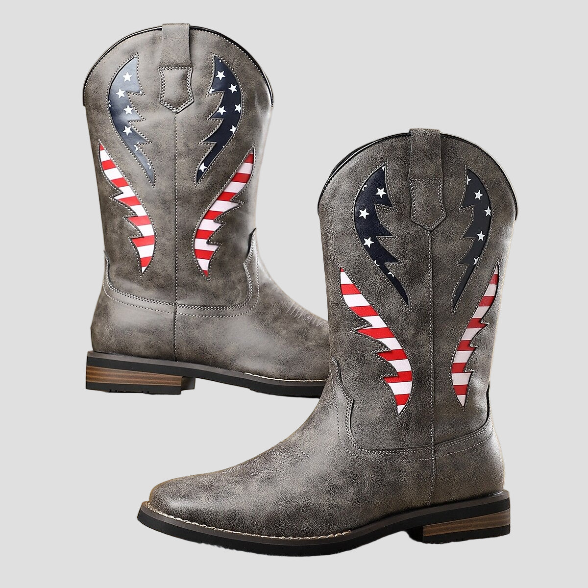 John | Leather Cowboy Boots