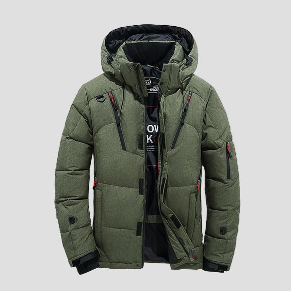 Cole | Hooded Down Insulated Winter Jacket