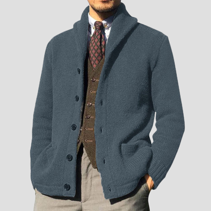 Arthur | Solid Button Knit Cardigan