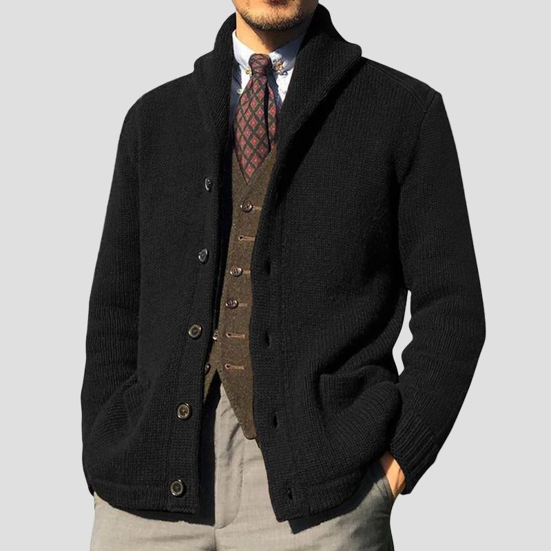 Arthur | Solid Button Knit Cardigan