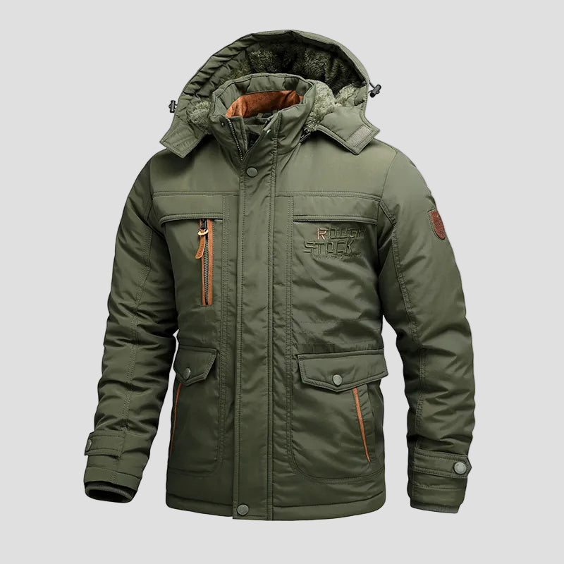Owen | Windproof Insulated Winter Jacket with Pockets