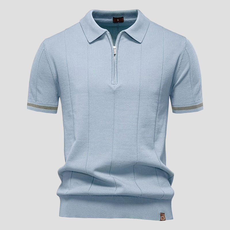 Premium Zip Neck Polo