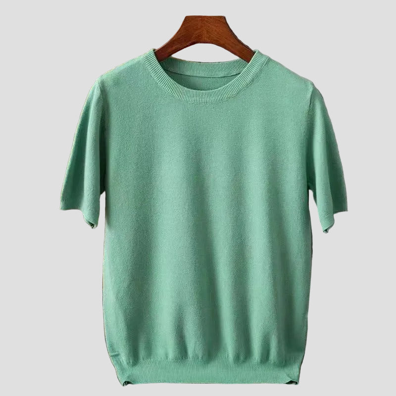 Premium Cashmere Knit T Shirt