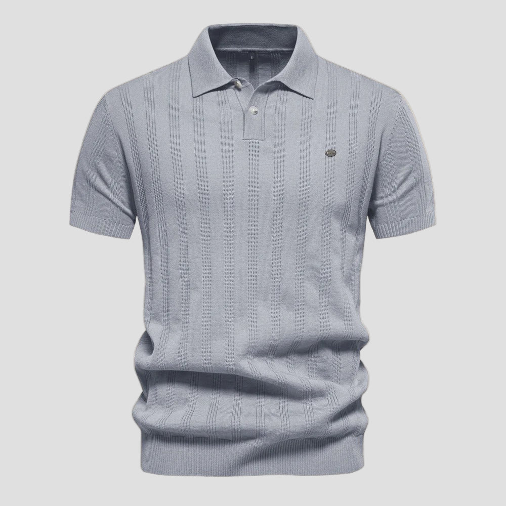 Elegant Short Sleeve Polo Shirt