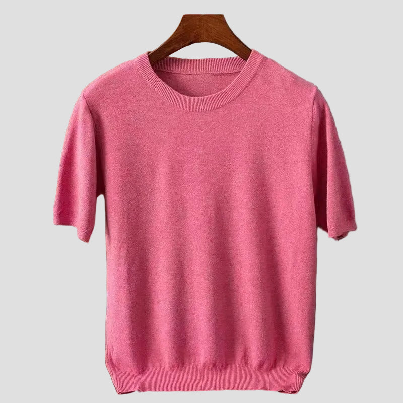 Premium Cashmere Knit T Shirt