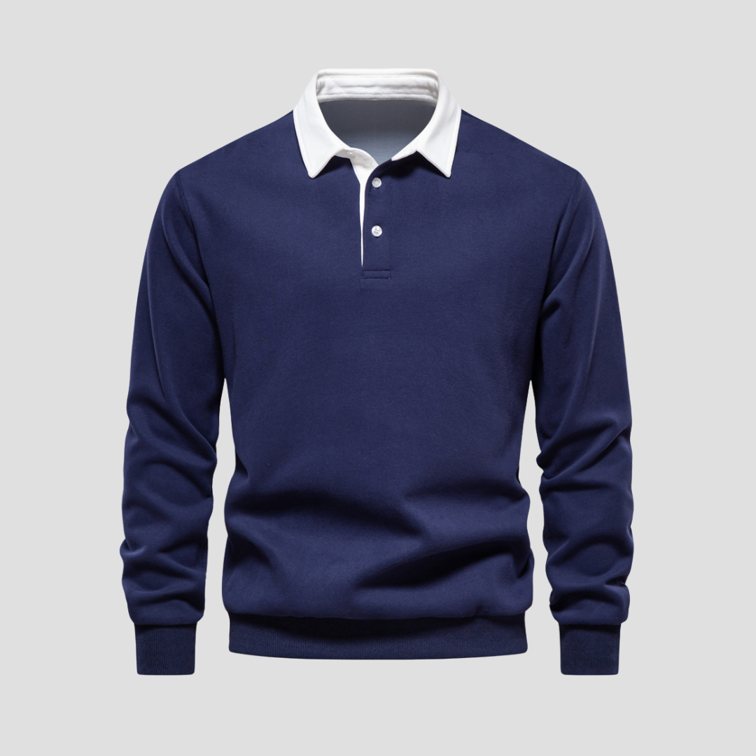 Classic Long Sleeve Collared Polo