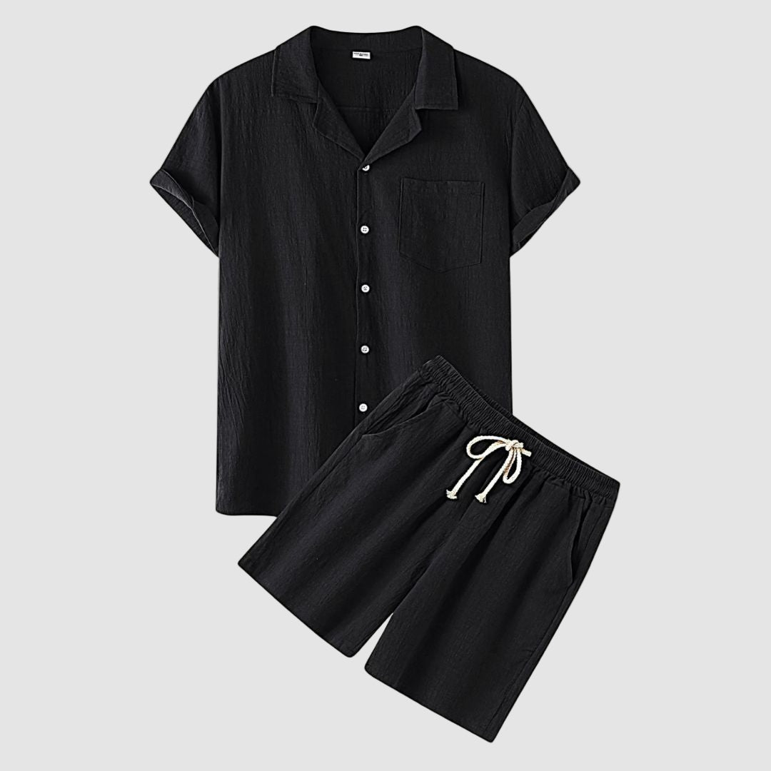 Two-Piece Relaxed Linen Set