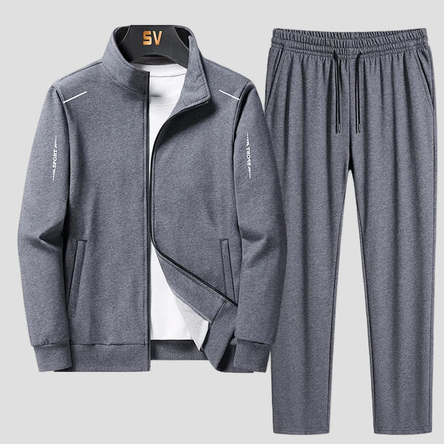 Carter | Men’s Casual Tracksuit with Zipper Jacket