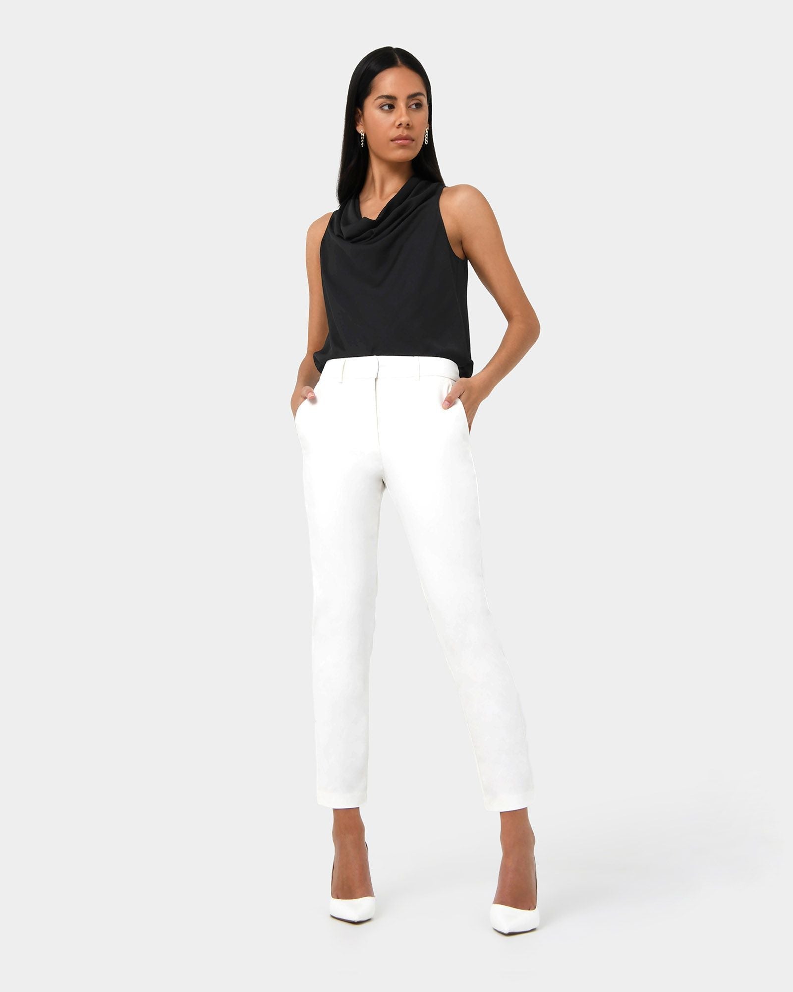 High-Waist Skinny Pants for Women