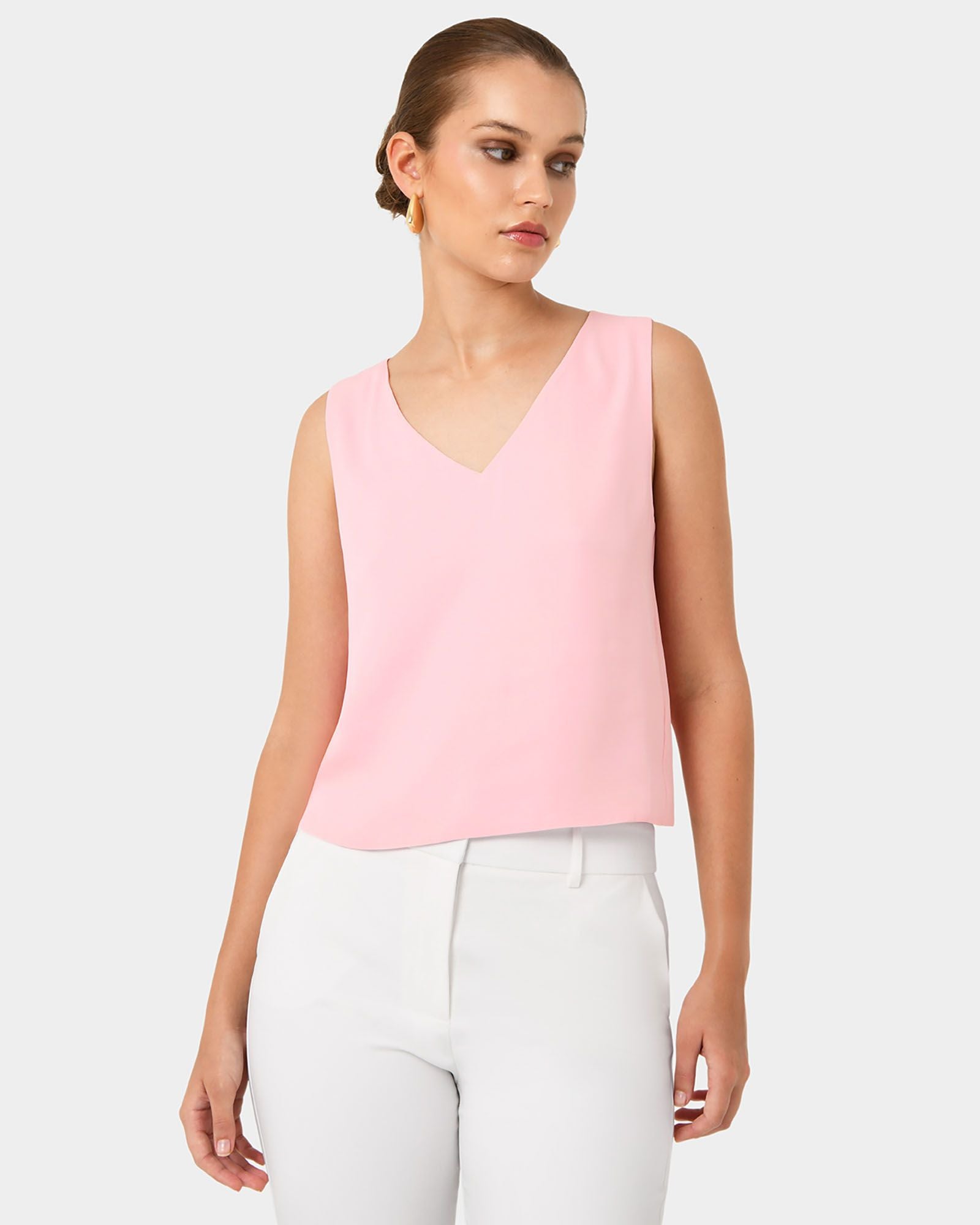V-Neck Crop Top for Women
