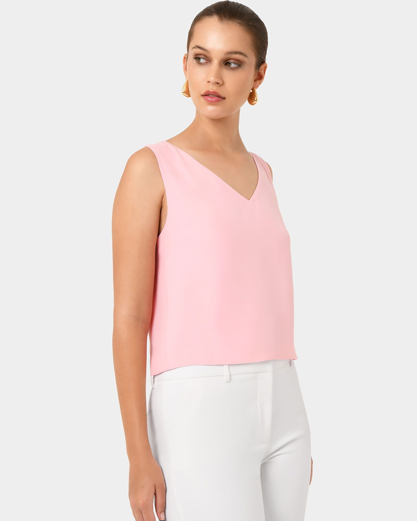 V-Neck Crop Top for Women