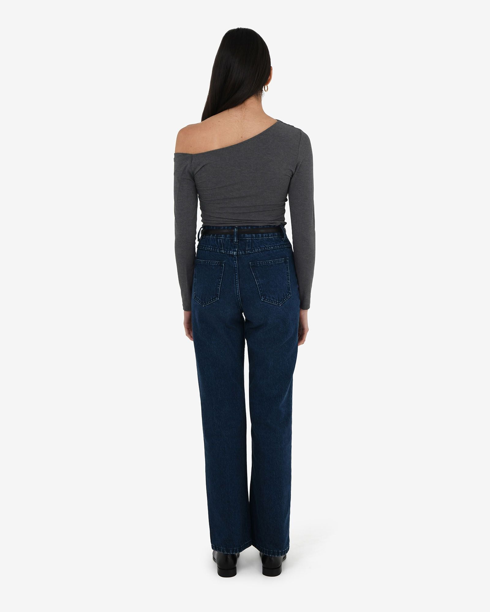 Asymmetric Long Sleeve Top for Women