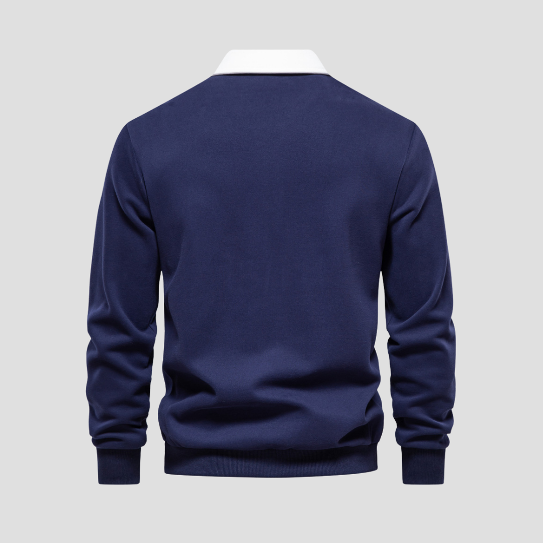 Classic Long Sleeve Collared Polo