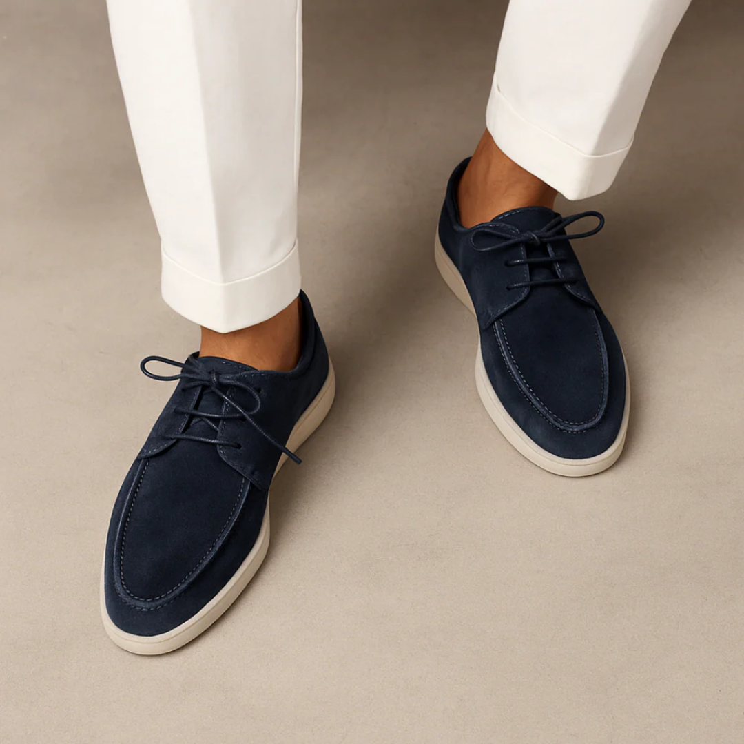 Luxurious Suede Lace-Up Shoes