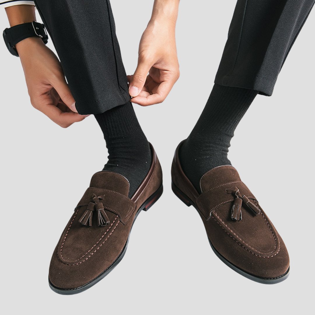Elegant Suede Tassel Loafers