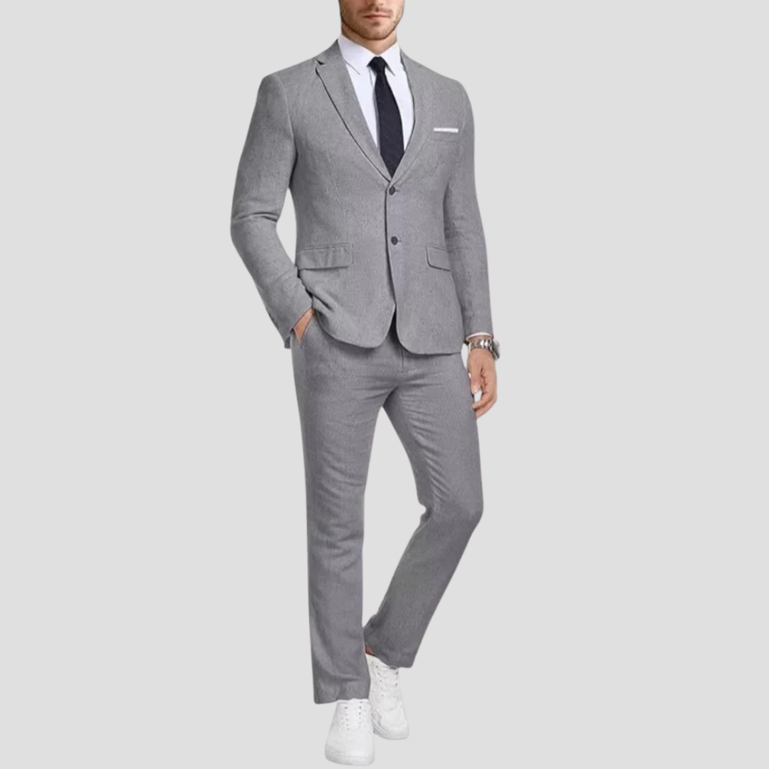 Elegant Tailored Two-Piece Suit Set