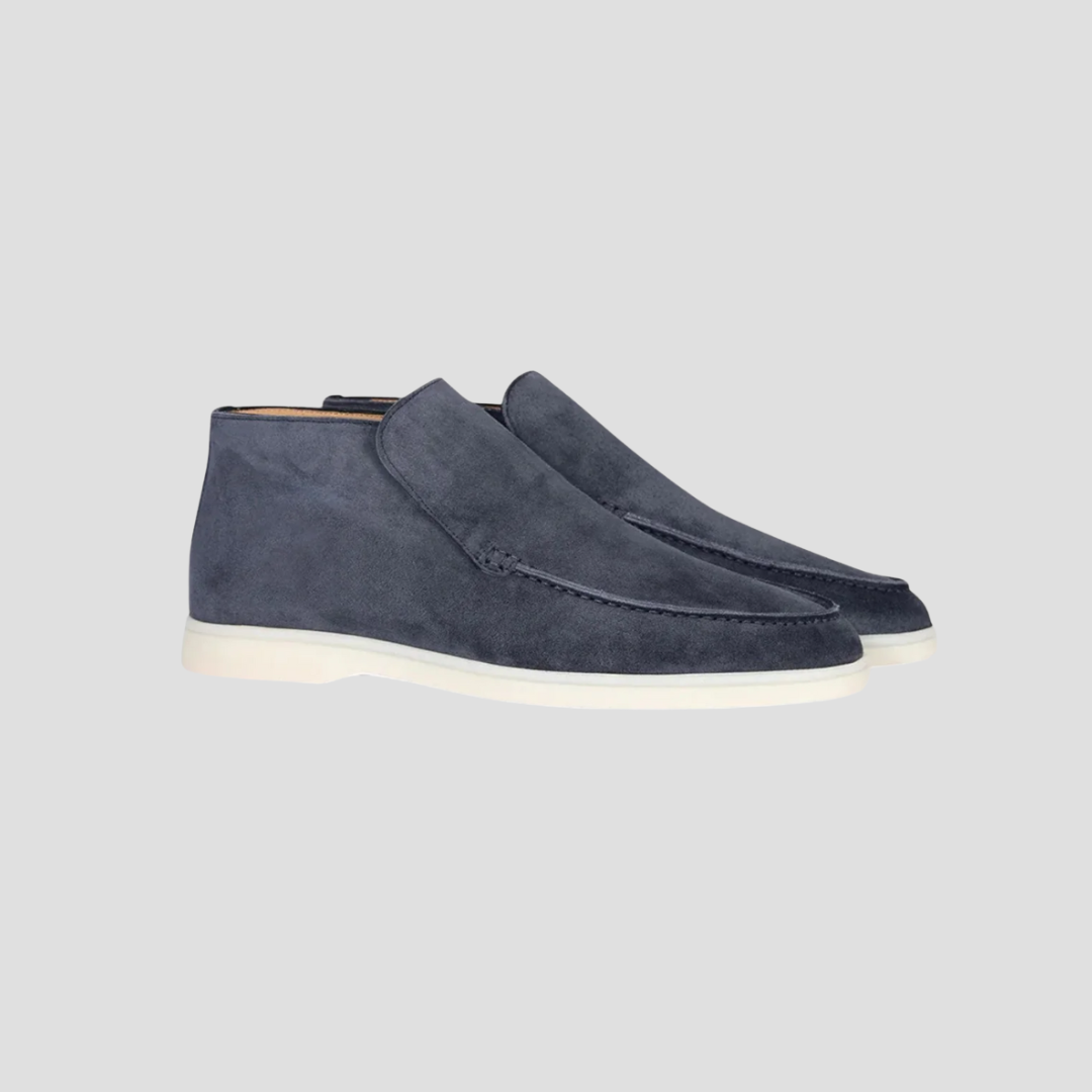 Luxurious Suede Slip-On Ankle Loafers