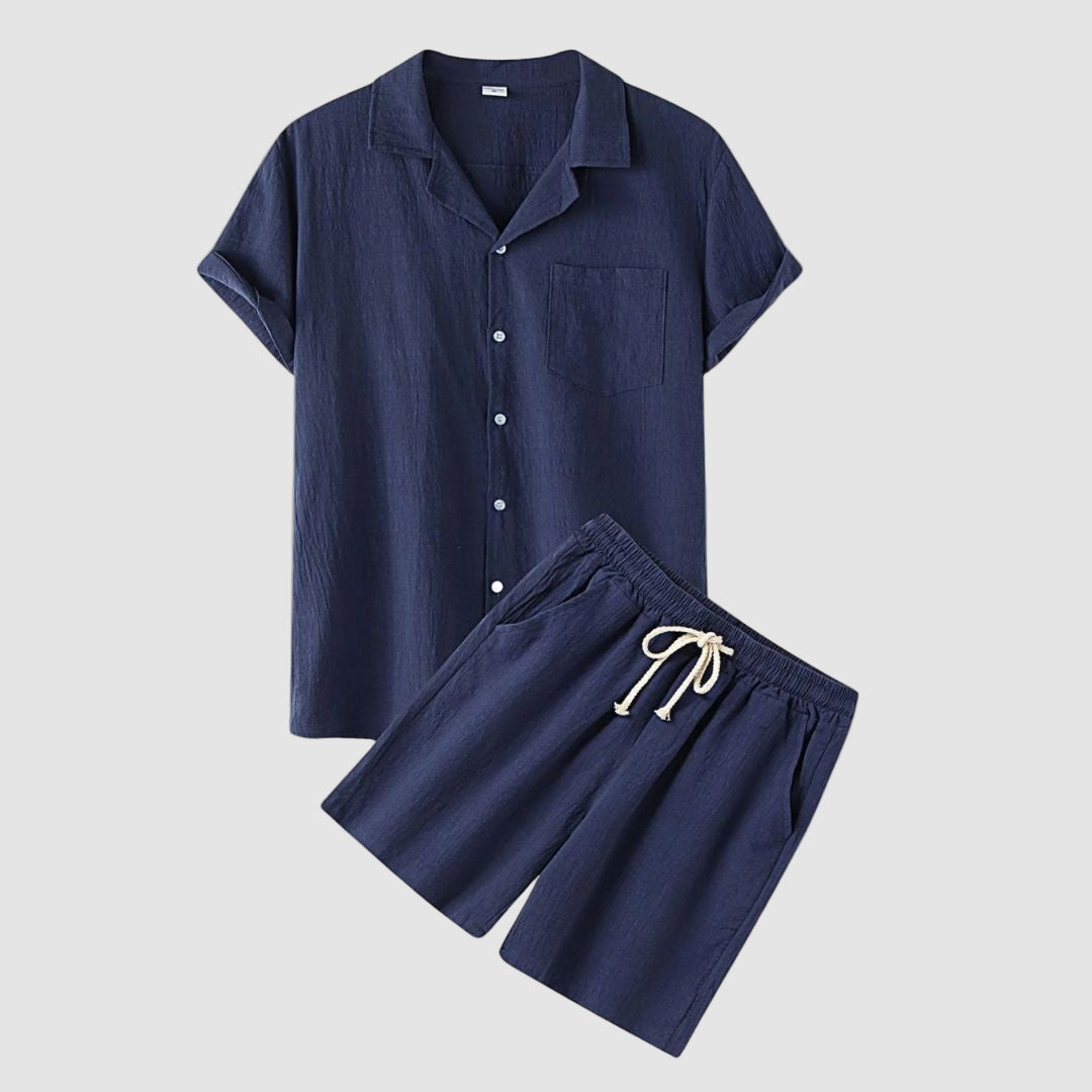 Two-Piece Relaxed Linen Set