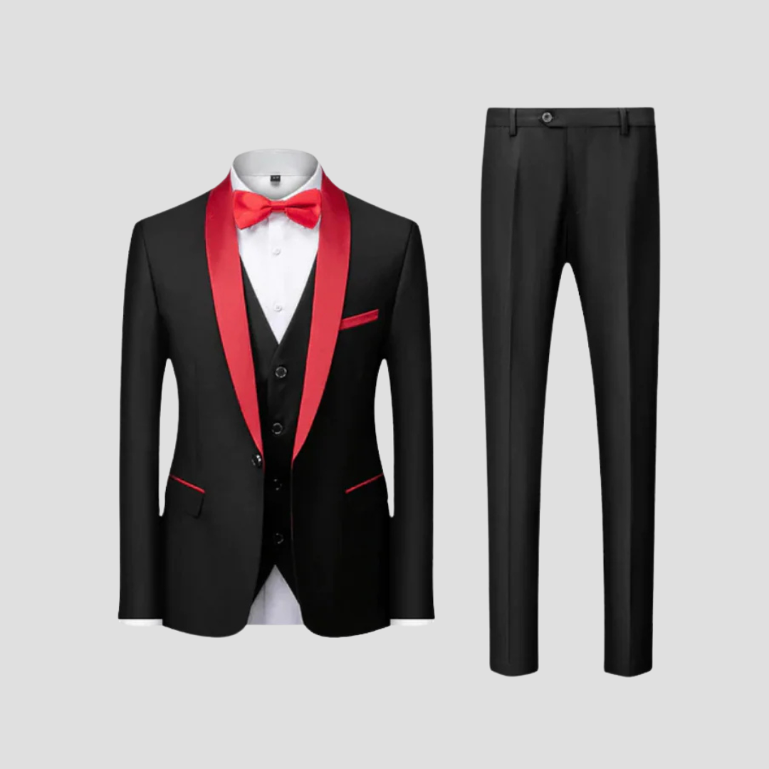 Elegant Three-Piece Formal Suit Set