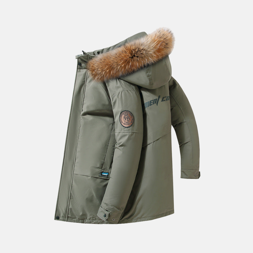 Austin | Hooded Faux Fur Trim Parka Winter Jacket